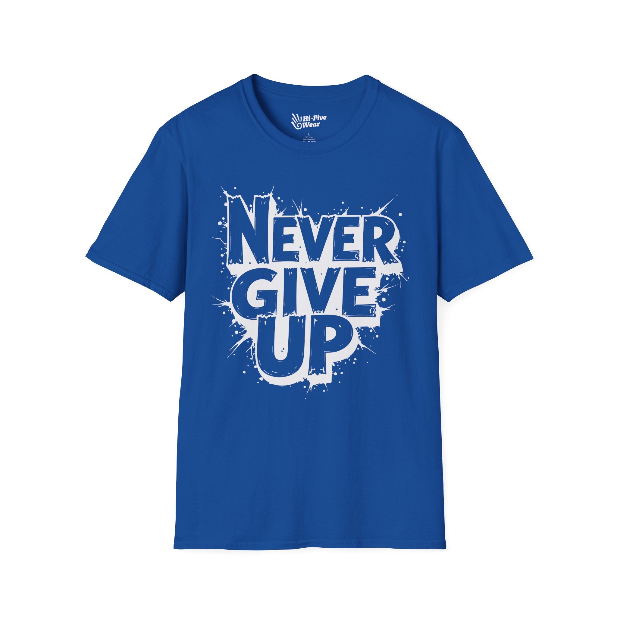 Never Give Up - Unisex Softstyle Tee