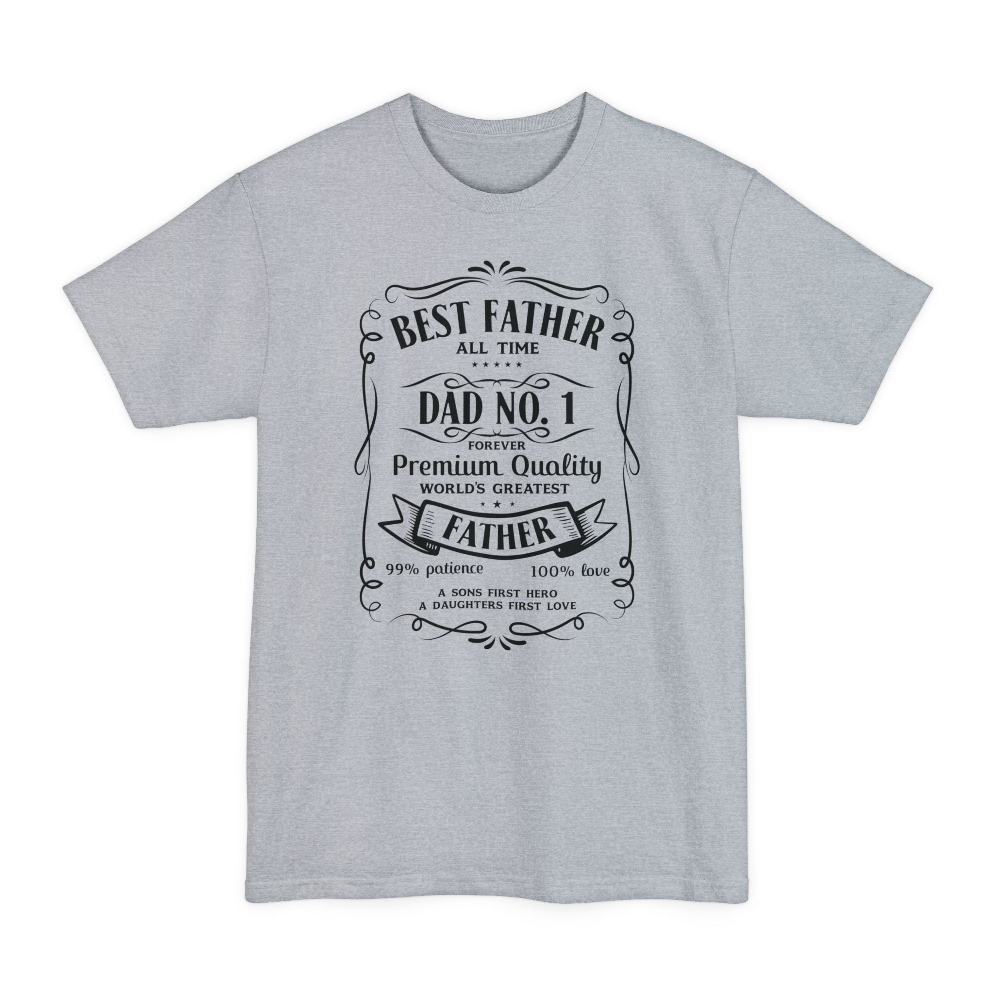 Jack Daniels Label Best Father - Unisex Tall Tee