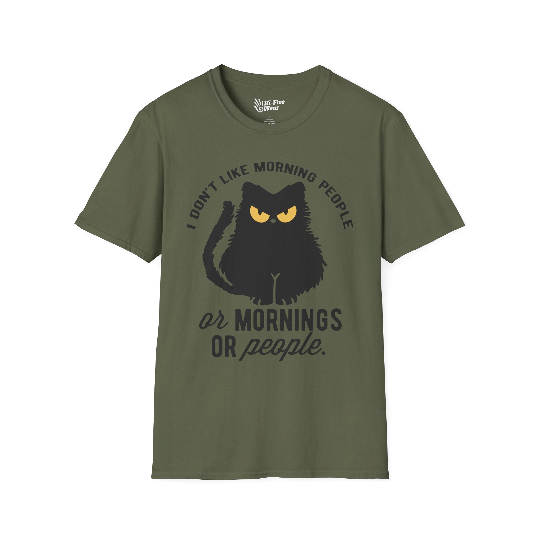 I Don't Like Morning People - Unisex Softstyle Tee