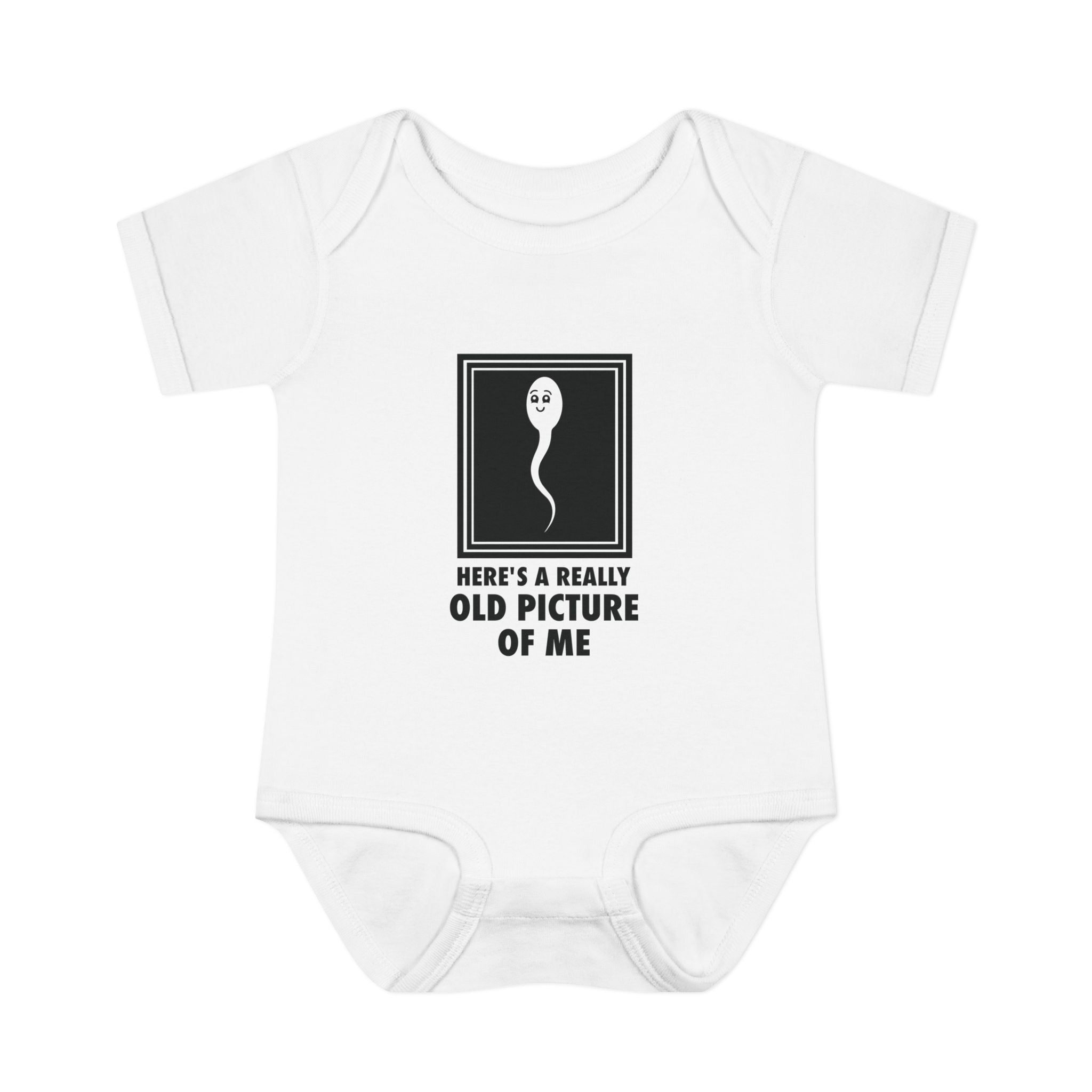 Here Is A Really Young Picture Of Me Baby Onesie