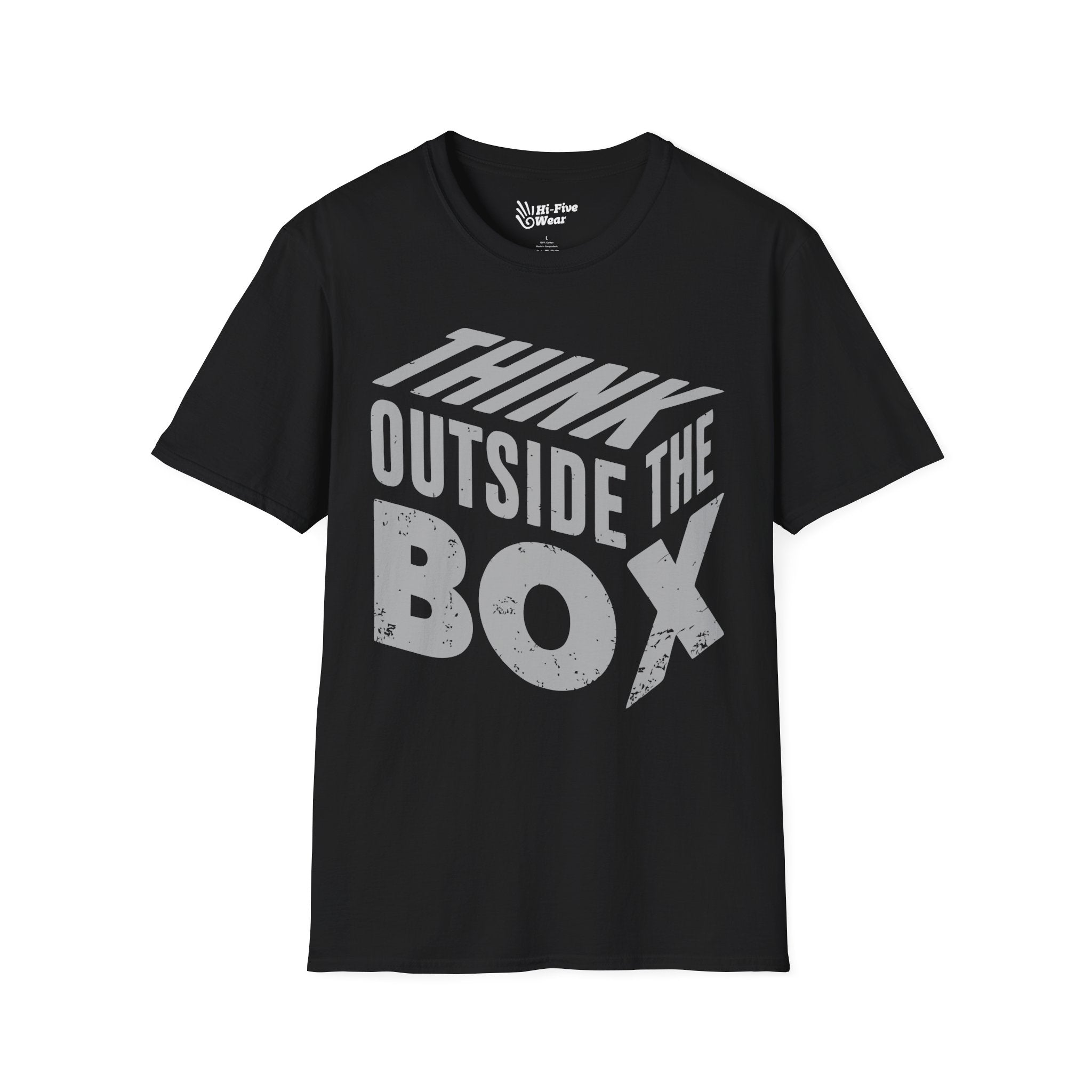 Think Outside The Box 3D  - Unisex Softstyle Tee