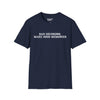 Bad Decisions Make Good Memories Tee graphic t-shirt with funny saying