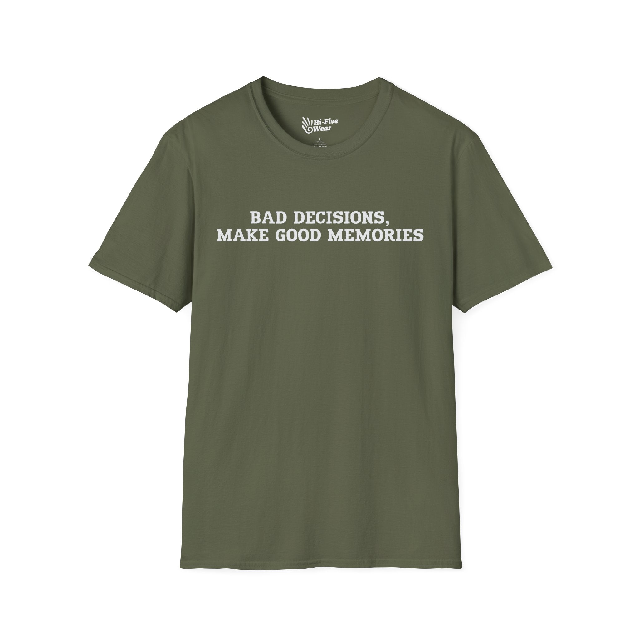 Bad Decisions Make Good Memories - Unisex Softstyle Tee