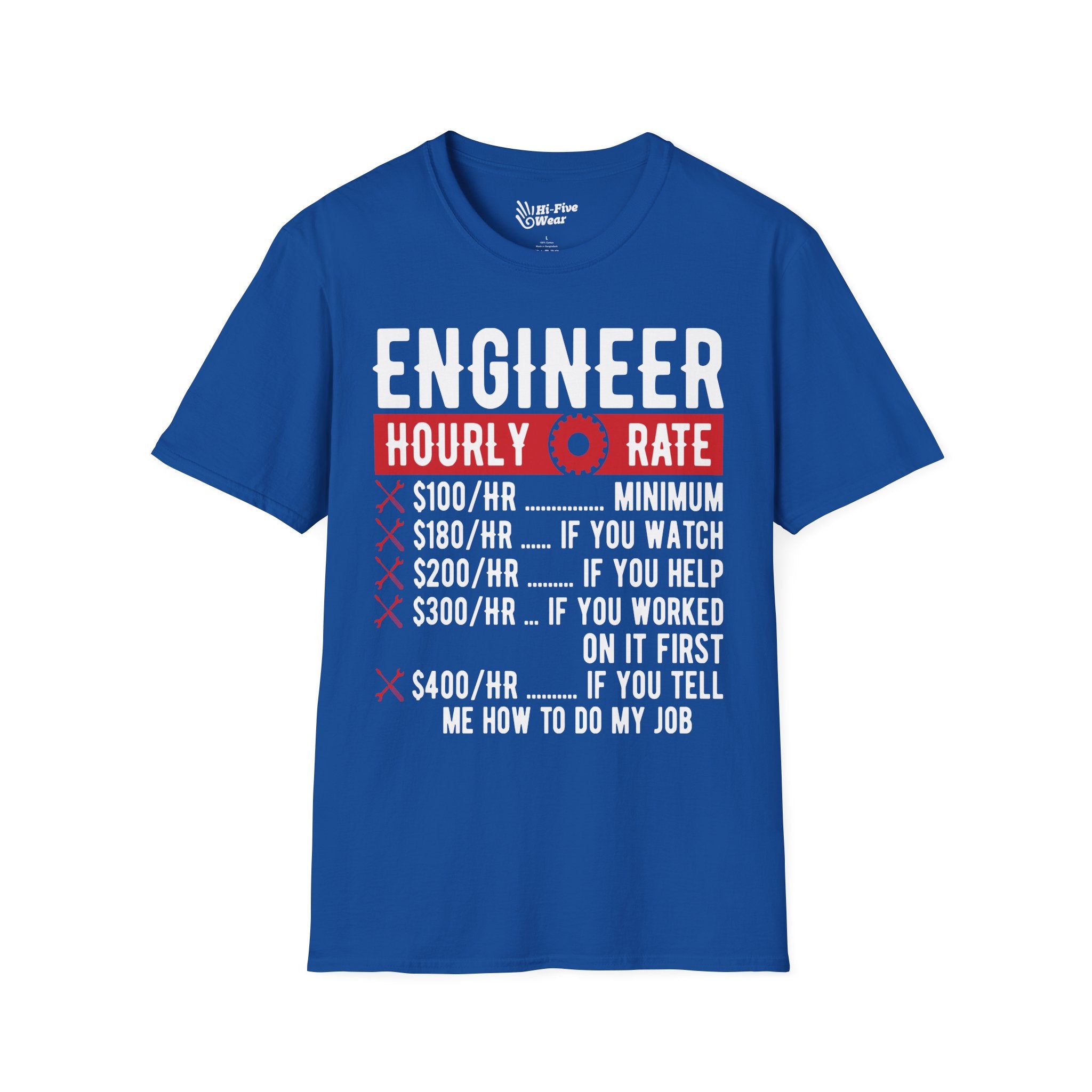 Engineering Hourly Rate Tee