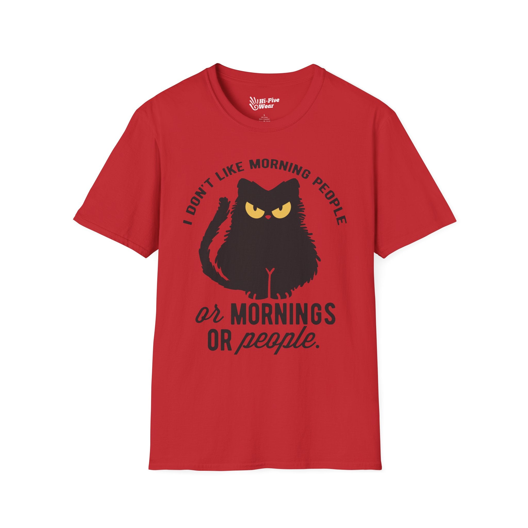 I Don't Like Morning People - Unisex Softstyle Tee