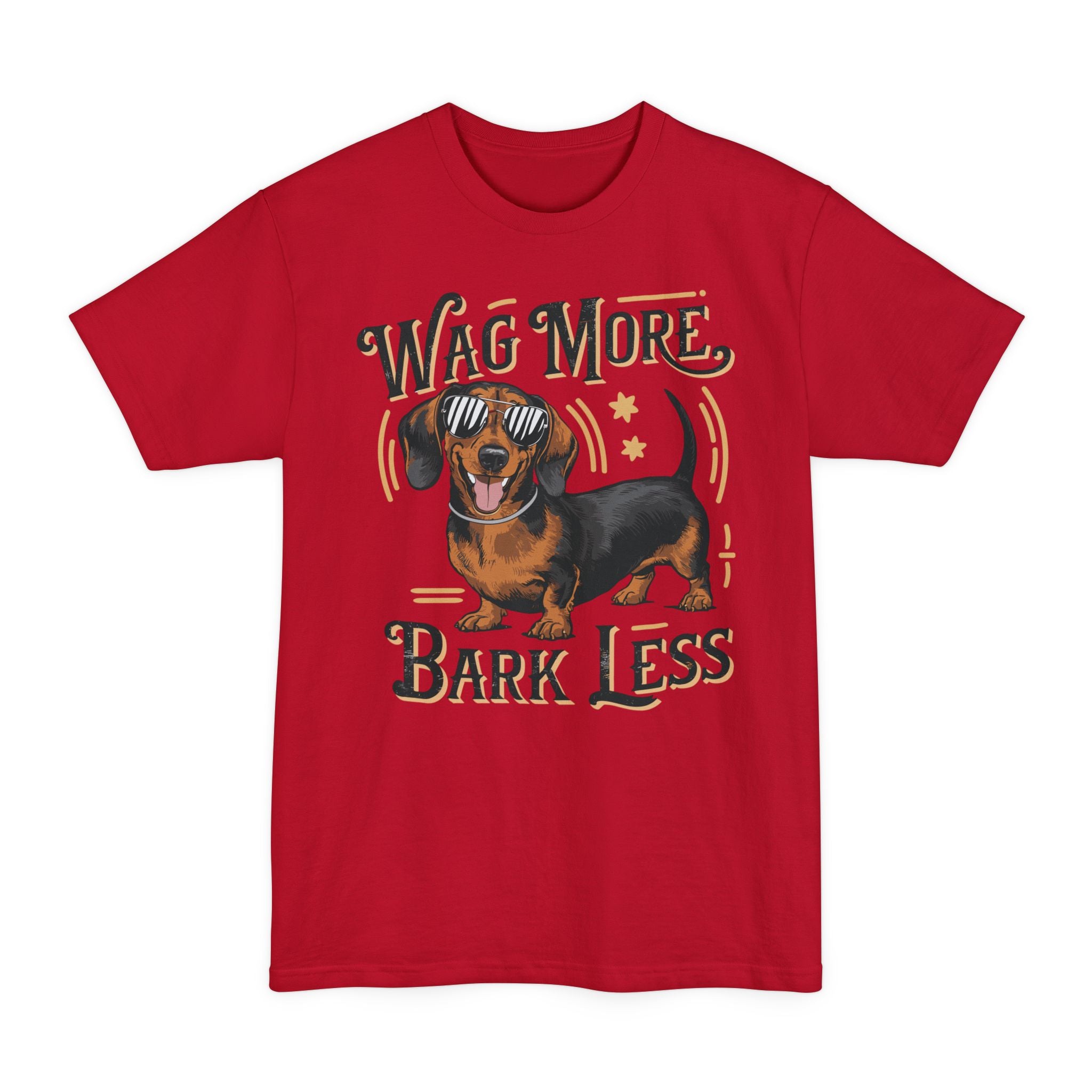 Wag More, Bark Less Dachsund Tee