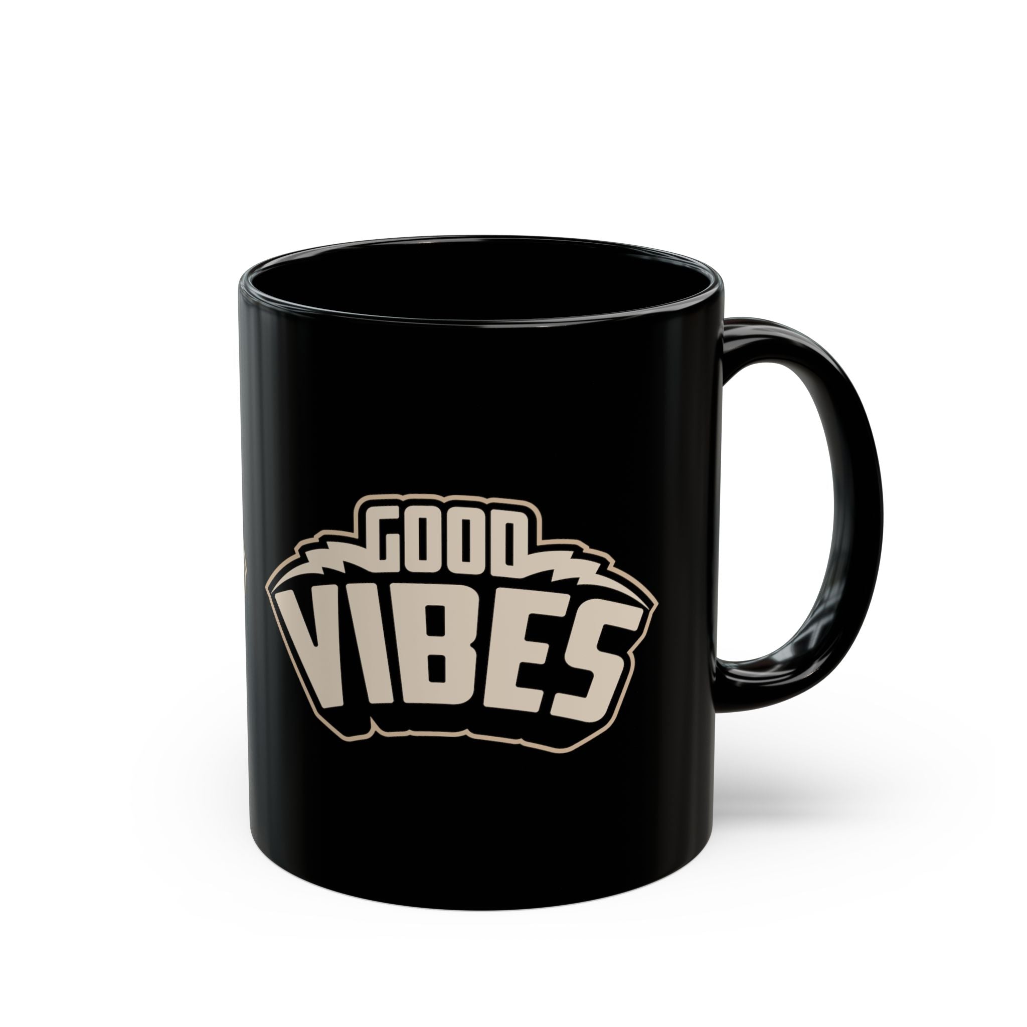 Good Vibes – Coffee Mug (11oz & 15oz) ceramic coffee mug with funny saying