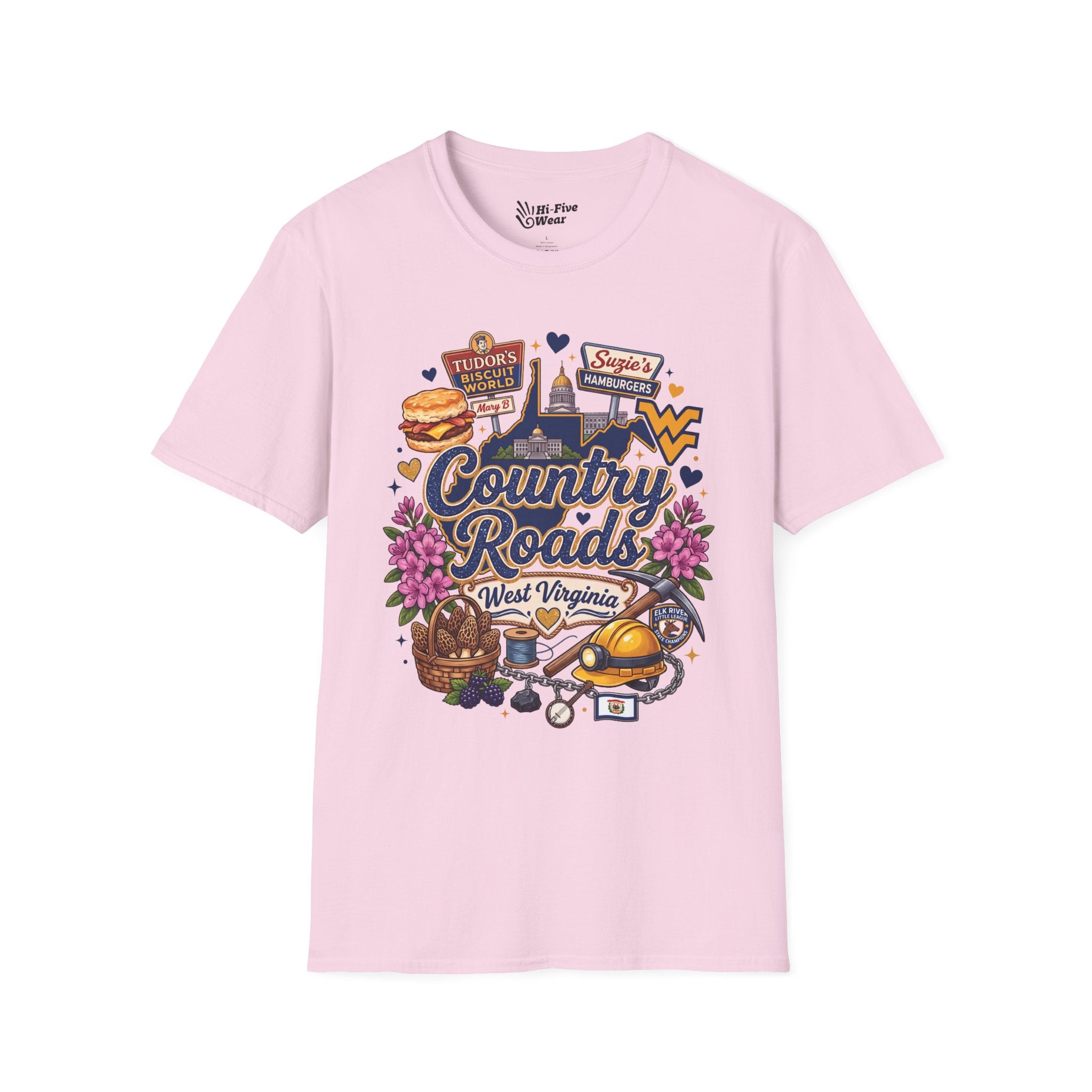 Country Roads West Virginia Tee